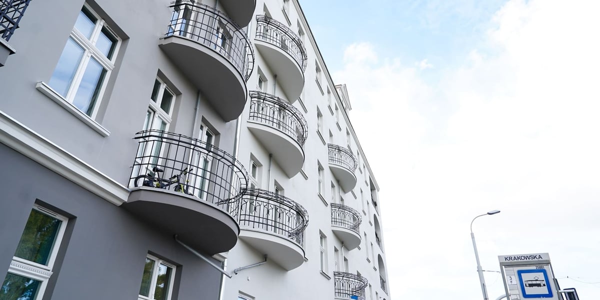 Kamienice przy ul. Krakowskiej 25 i 27, widok od frontu 