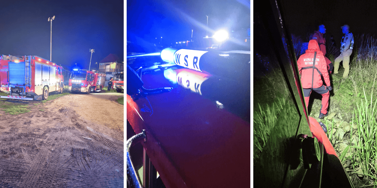 Akcja służb nocą na ul. Pasterskiej we Wrocławiu