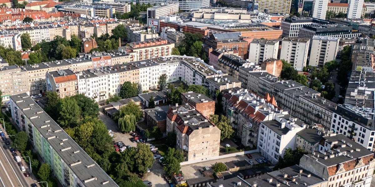 Kamienice na pl. Grunwaldzkim