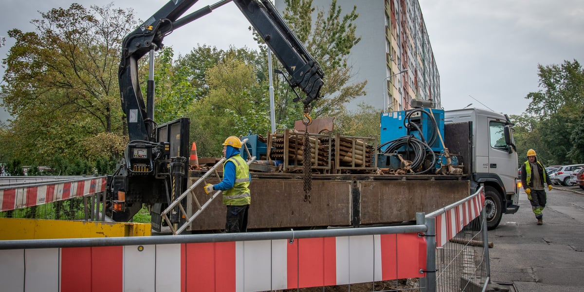 Przebudowa sieci wodociągowej w ul. Ślicznej