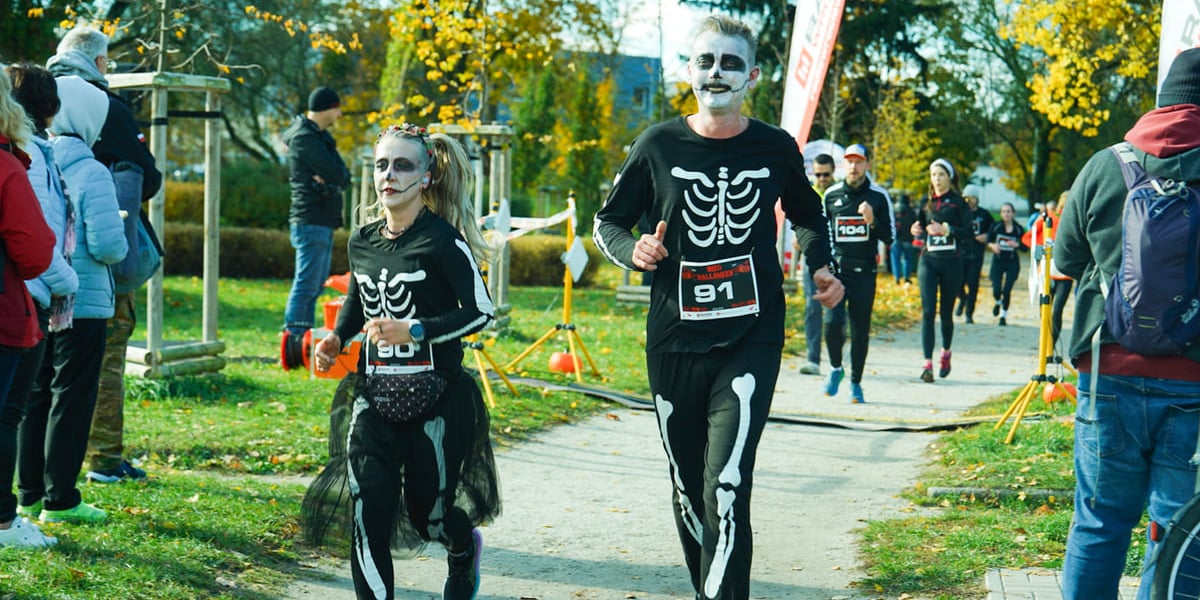 Halloweenowy bieg Radia Wrocław. Park Skowroni, 26.10.2025