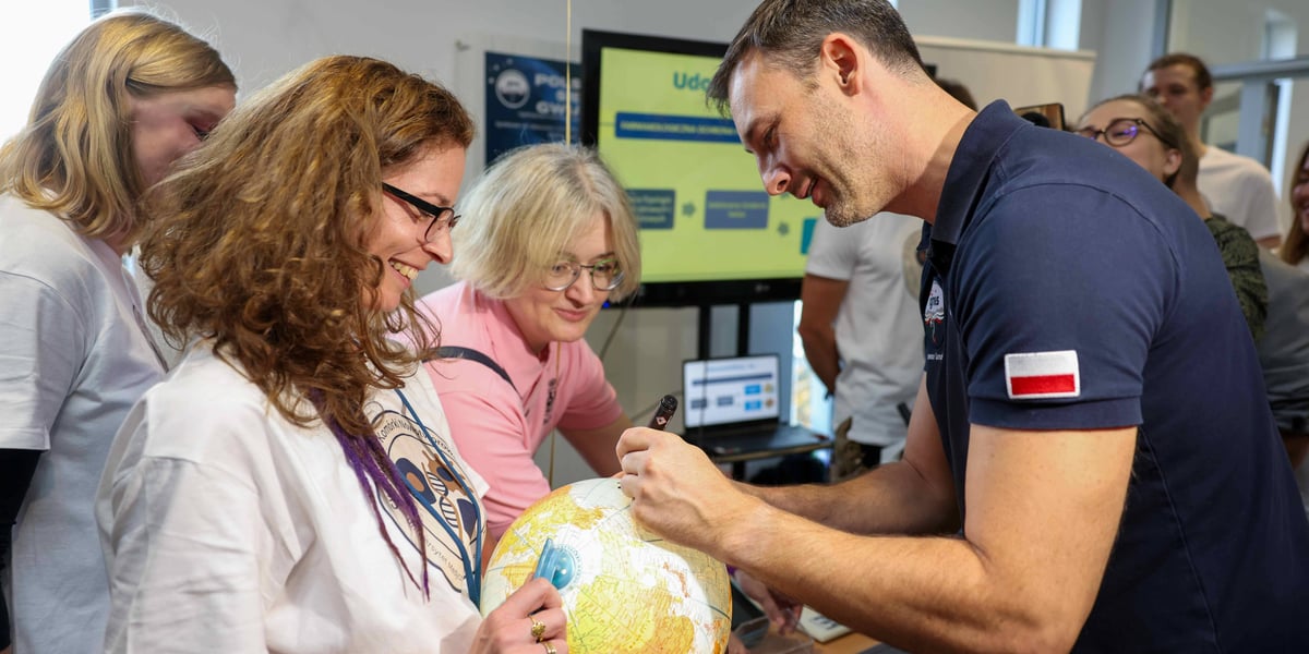 Spotkanie z polskim astronautą dr Sławoszem Uznańskim-Wiśniewskim na Uniwersytecie medycznym we Wrocławiu, 12 listopada 2025