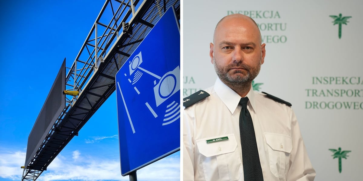 Znak informujący o odcinkowym pomiarze prędkości na AOW. Wojciech Król, rzecznik prasowy Głównego Inspektoratu Transportu Drogowego. 