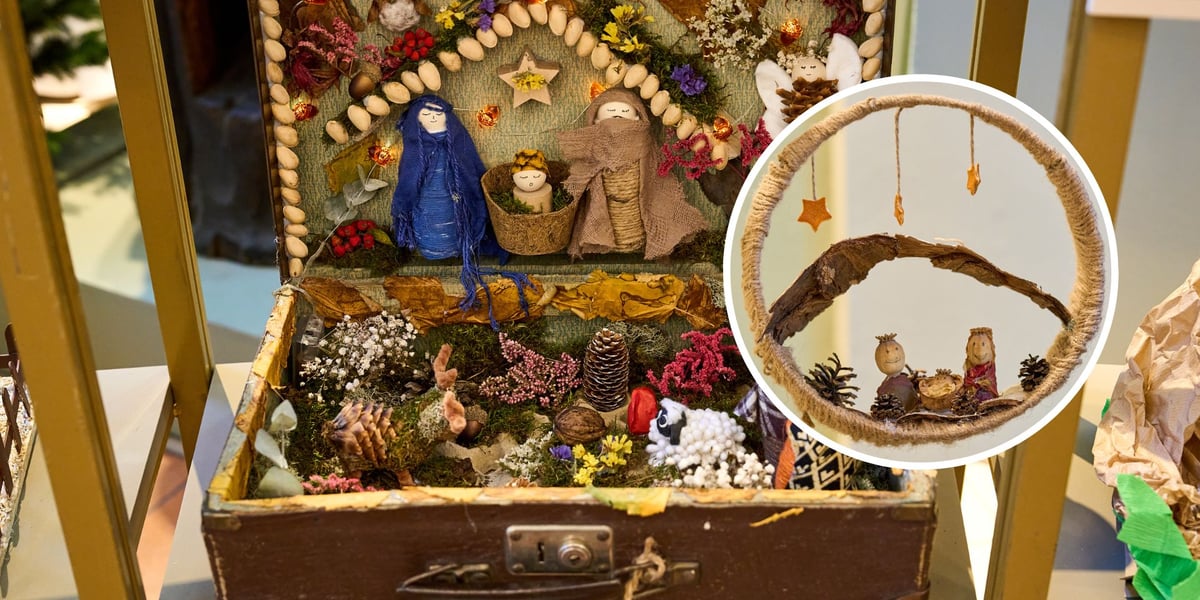 Na zdjęciach szopki, które wykonały dzieci z wrocławskich i dolnośląskich szkół, placówek wychowawczych oraz domów kultury