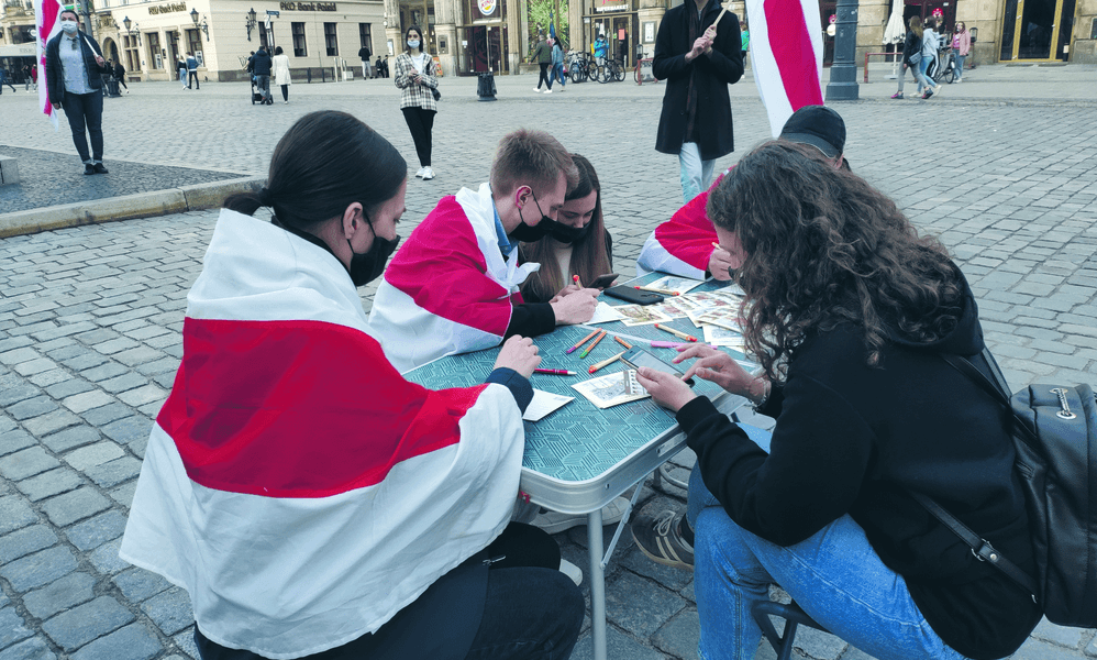 Pocztówki w geście solidarności dla Białorusi