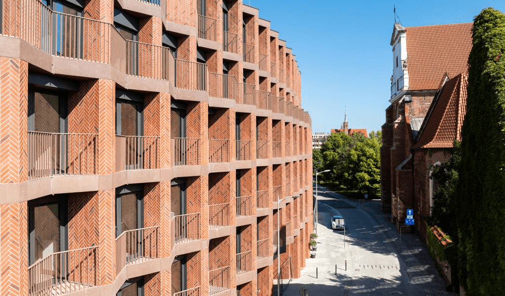 Fragment elewacji Bernardyńskiej 4