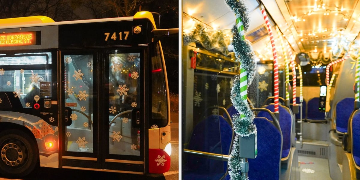 Świąteczny autobus MPK Wrocław 