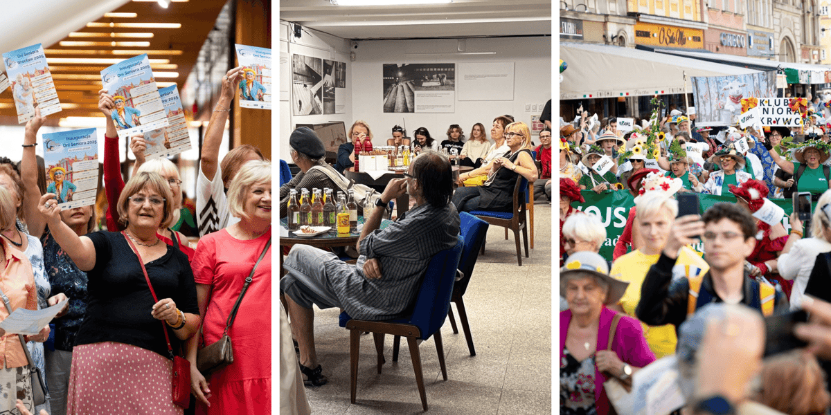 Kolaż 3 zdjęć przedstawiających działania rok 2025