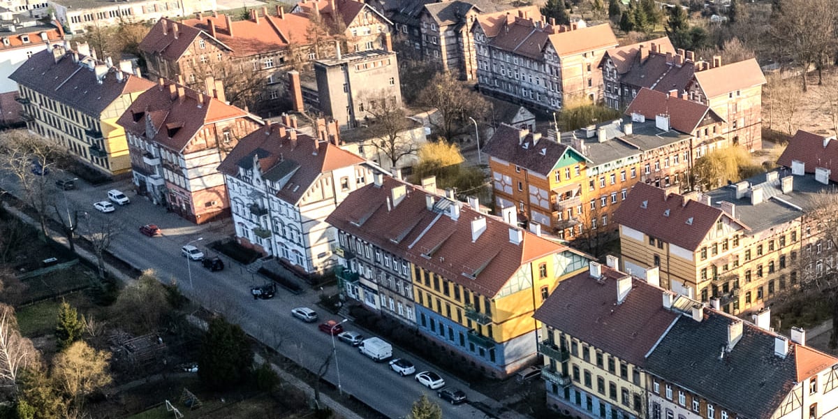 Brochów - widok z drona