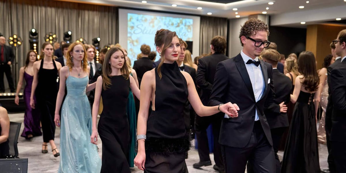 Polonez uczniów XIV LO we Wrocławiu