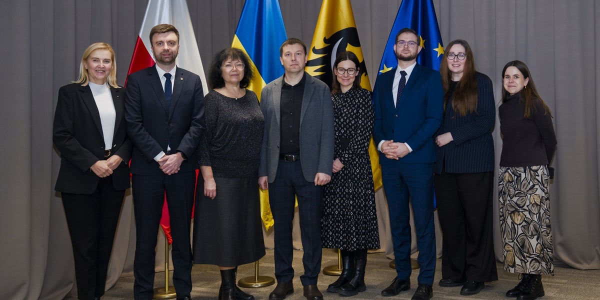 Uczestnicy spotkania inaugurującego pracę Dolnośląsko-Dnipropietrowskiego Centrum Gospodarczego