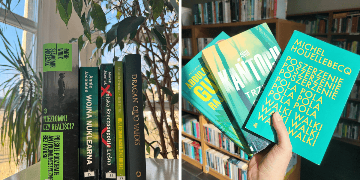 Akcja „Idzie wiosna: książki z zieloną okładką” w miejskich bibliotekach we Wrocławiu