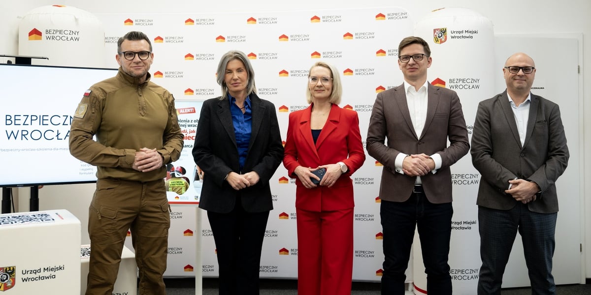 Konferencja dotycząca szkoleń w ramach programu Bezpieczny Wrocław