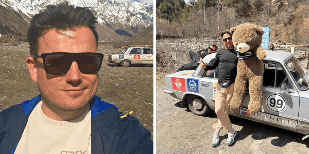 Wrocławianin Grzegorz Kapsa i wyprawa "Z Ziemi Tajskiej do Polski"