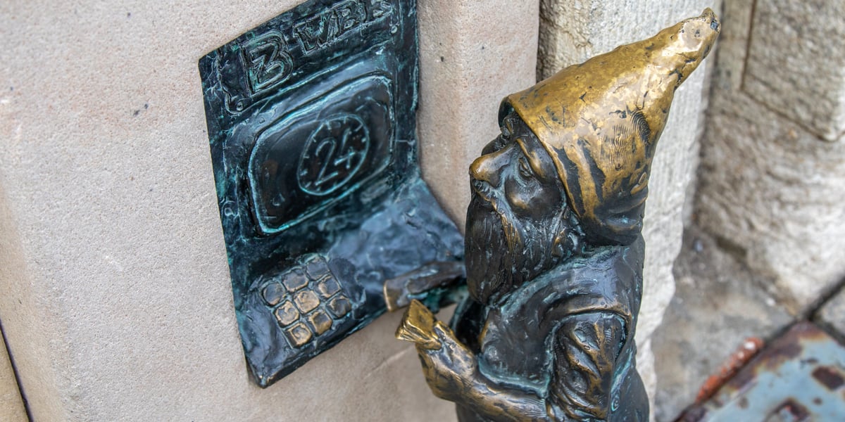 Wrocław's dwarf and ATM 