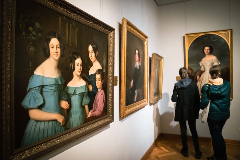 Na zdjęciu Noc Muzeów we Wrocławiu w Muzeum Narodowym.
