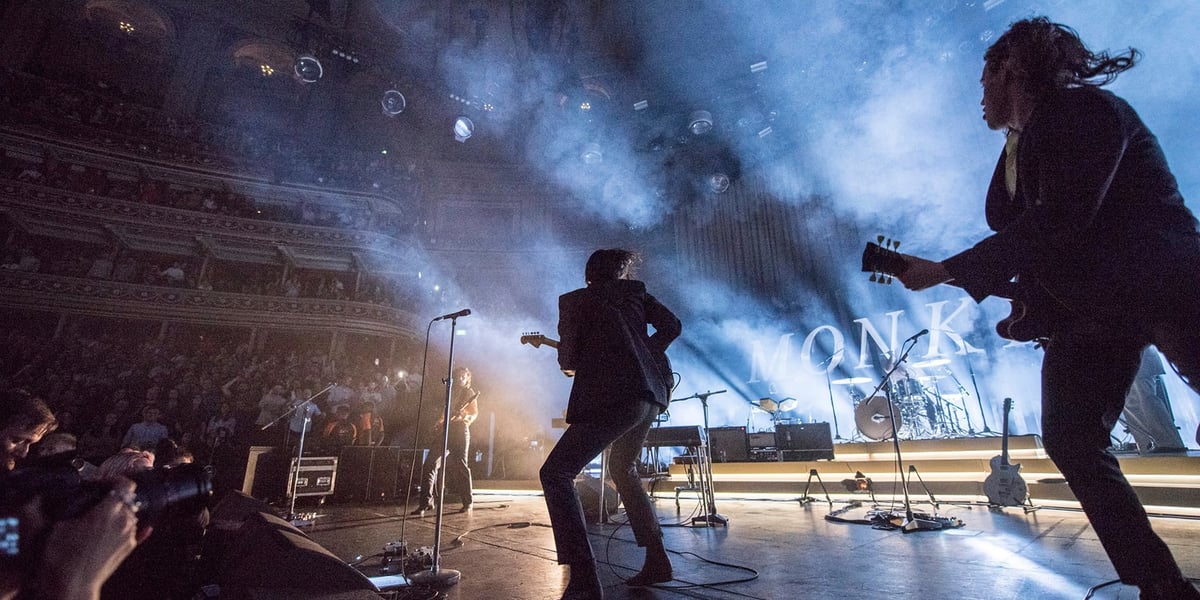 Na zdjęciu koncert zespołu Arctic Monkeys
