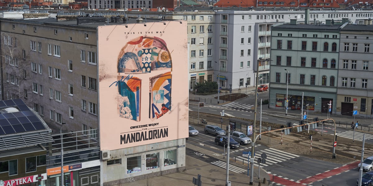 Mural Jakuba Kamińskiego przy pl. Legionów we Wrocławiu
