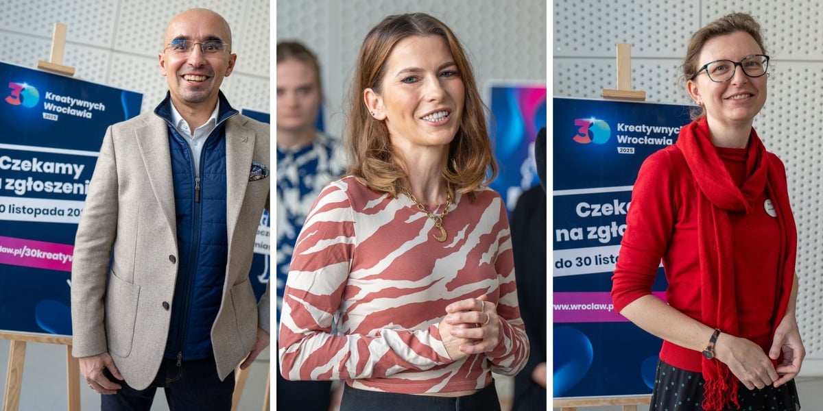 Na zdjęciu laureaci 30 Kreatywnych Wrocławia z poprzednich edycji – Krzysztof Jarzyna, Anna Jur, Monika Glińska