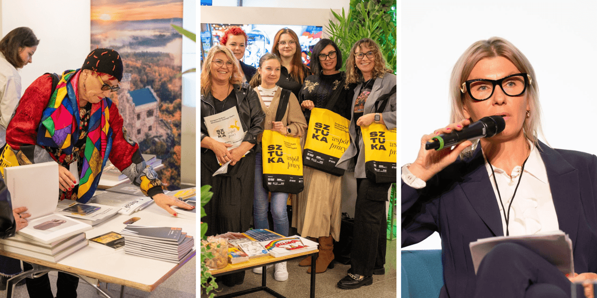 Kolaż 3 zdjęć dotyczących Kongresu Kultury Wrocławia i Dolnego Śląska