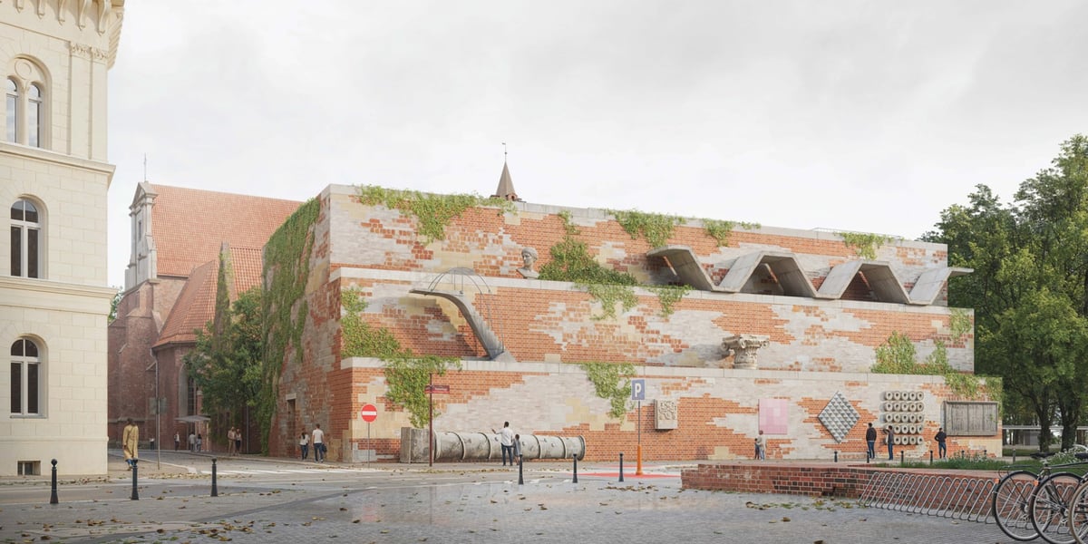 Warszawska pracownia TŁO Michał Sikorski Architekt wygrała konkurs na koncepcję przebudowy i rozbudowy Muzeum Architektury we Wrocławiu