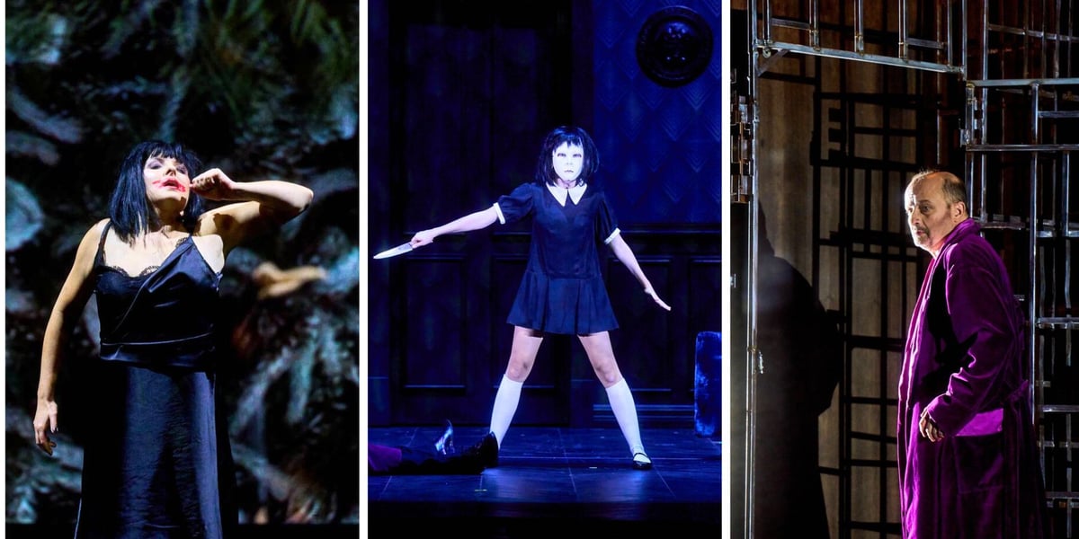 Na zdjęciach od lewej Heriodiada, Salome, Herod – troje głównych postaci opery „Salome” 