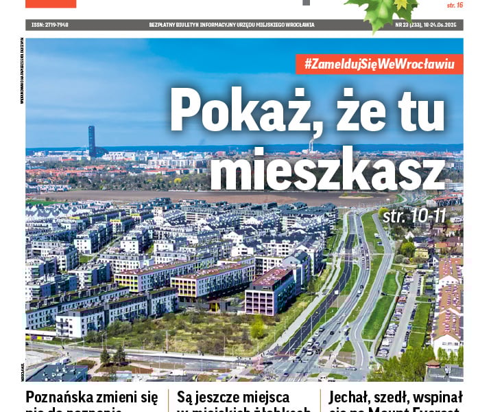 Widok z góry na osiedle Jagodno.