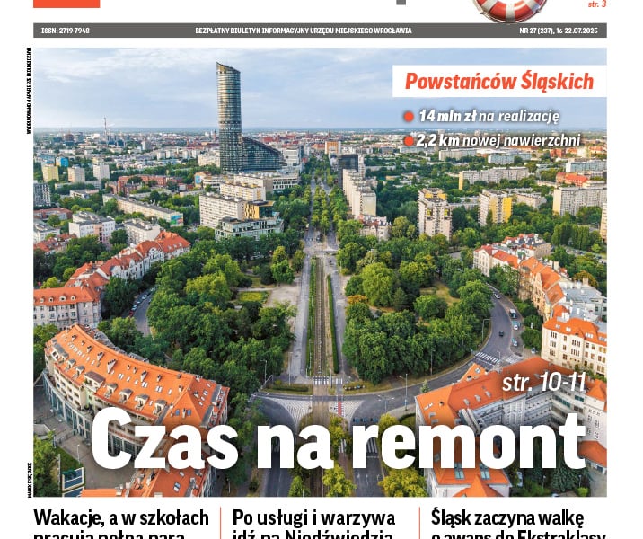 Rondo na ul. Powstańców Śląskich - widok z lotu ptaka