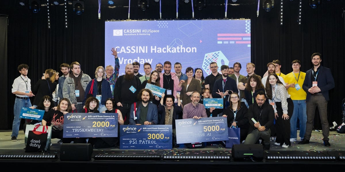 Zwycięzcy wrocławskiej edycji CASSINI Hackathon 2026