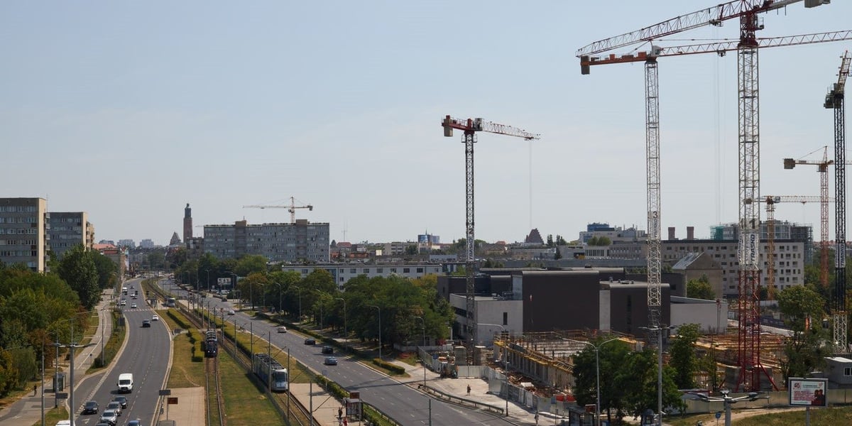Pod adresem Legnicka 36, Vantage Development SA, jeden z największych wrocławskich deweloperów buduje kompleks z mieszkaniami na wynajem