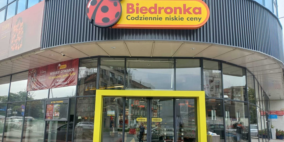 Biedronka w skali mini została otwarta dzisiaj (15 września) we Wrocławiu