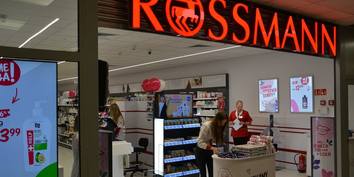 Na zdjęciu sklep Rossmann w Centrum Handlowe TGG we Wrocławiu