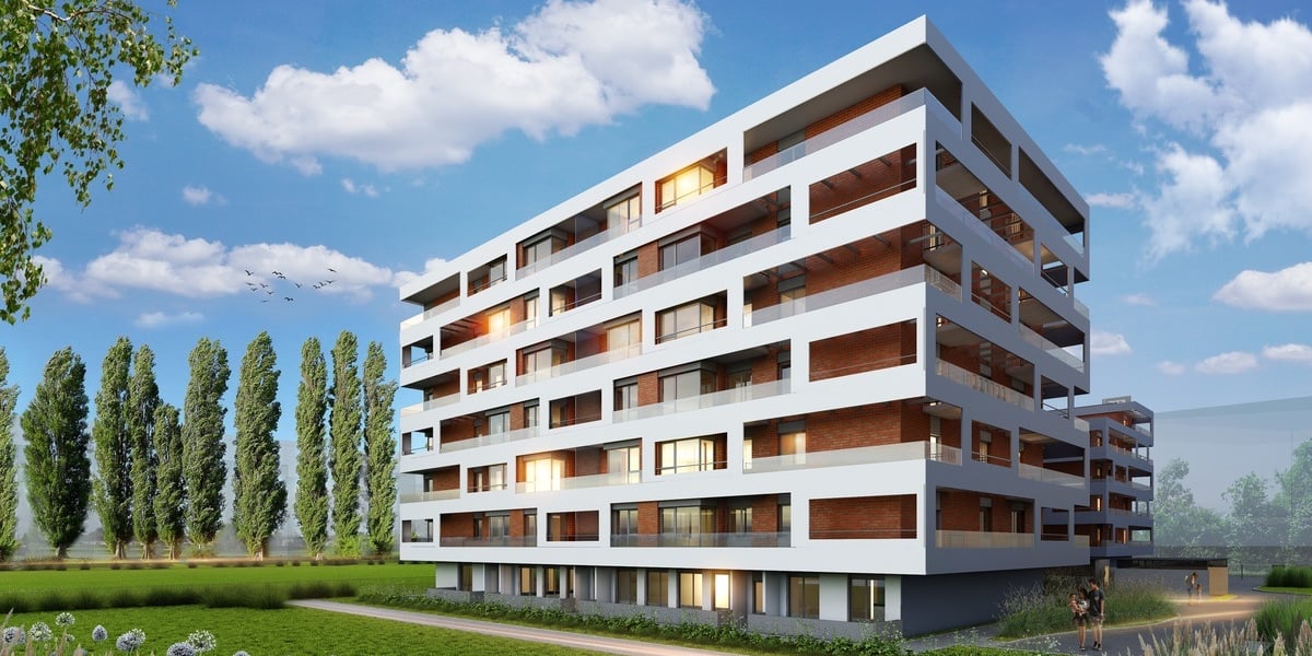 Architekci z AP Szczepaniak zaprezentowali pierwsze wizualizacje nowej inwestycji mieszkaniowej na Kępie Mieszczańskiej