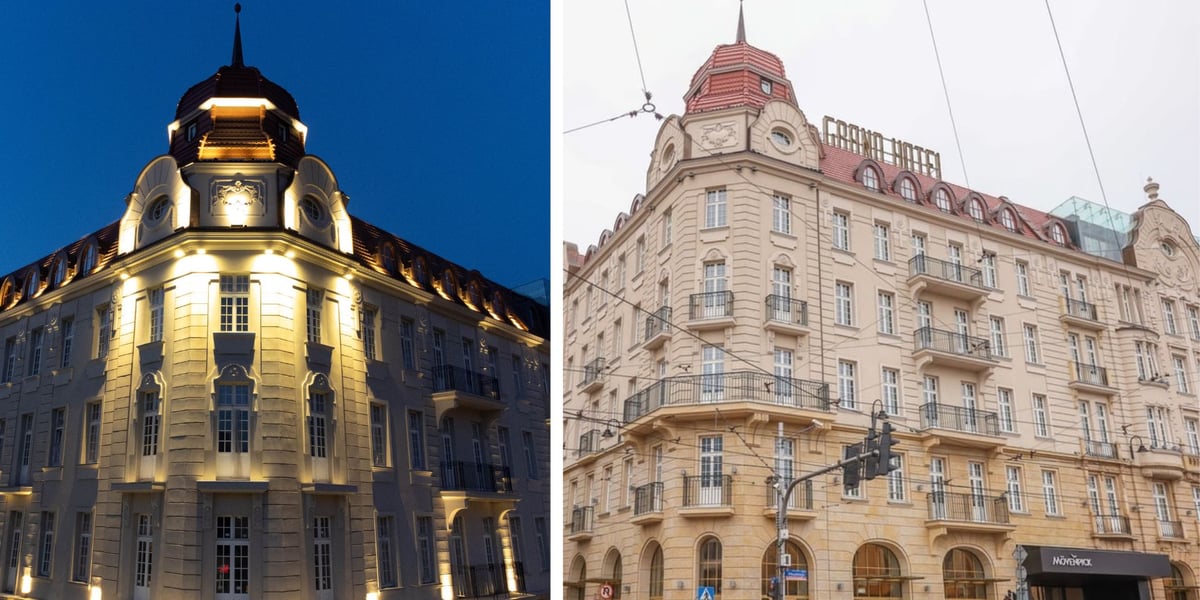 Budynek hotelu Grand przy ul. Piłsudskiego