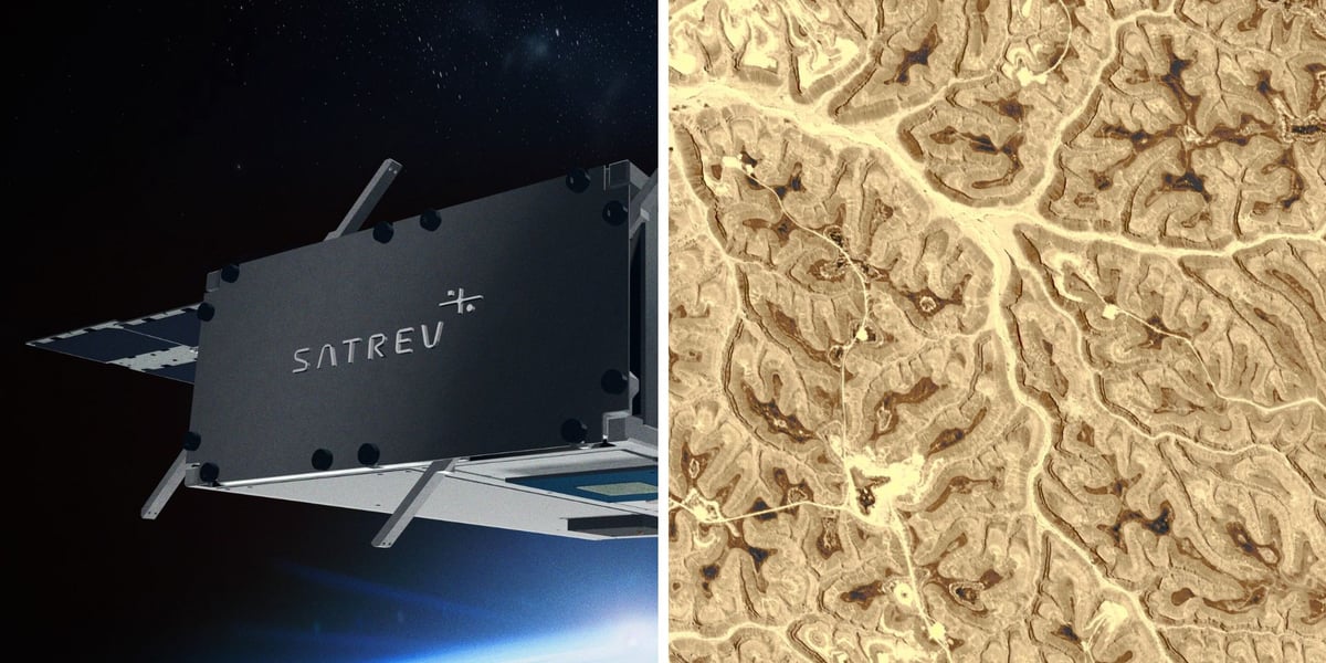 Satelita SatRev, zdjęcie z polsko-koreańskiej platformy 6U-XL
