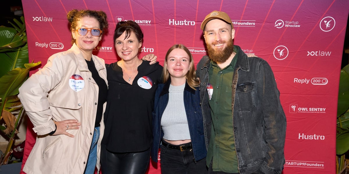 Od lewej: Paulina Muszyńska, Magdalena Okulowska, Krystyna Kardacz, Maciej Jacenik