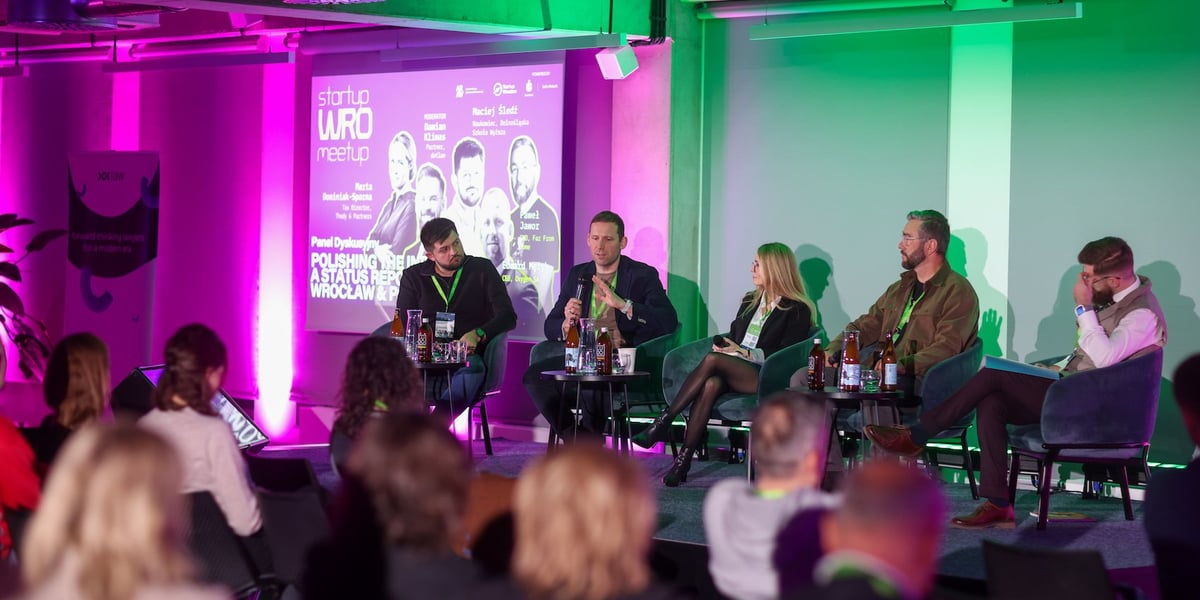 Uczestnicy Startup WRO Meetup.