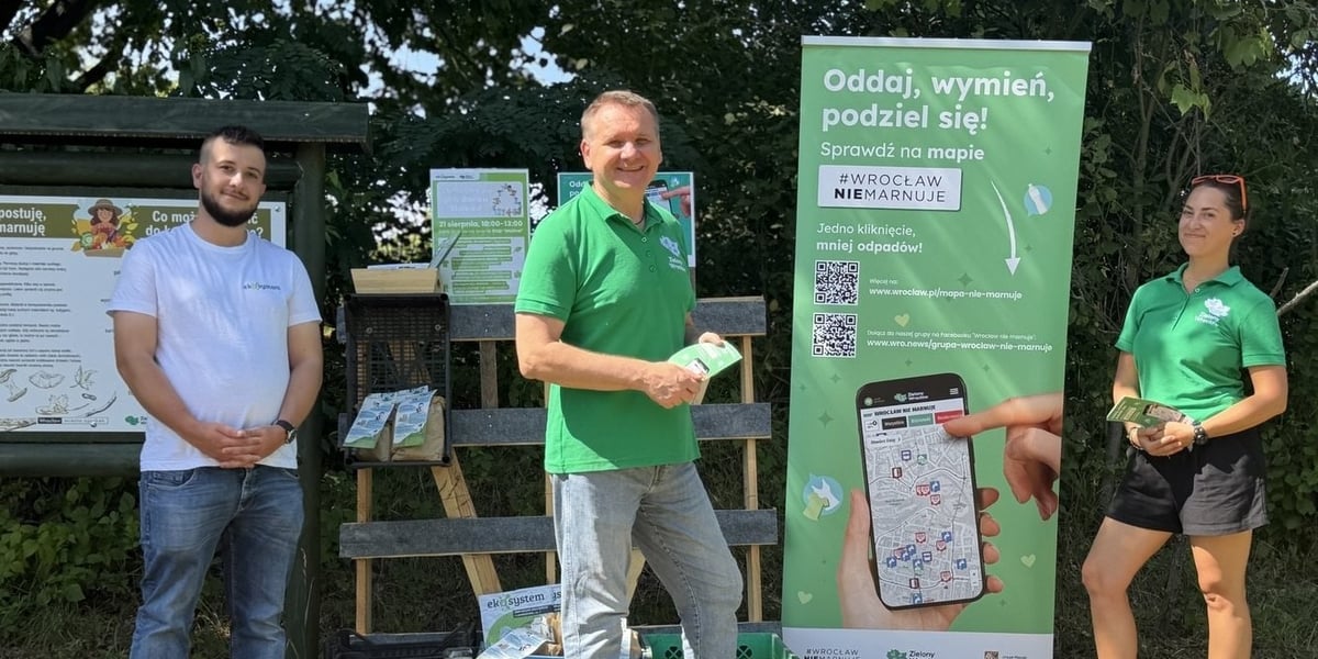 Wydarzenie „Spotkajmy się przy Banku Słoików” na terenie ROD Malina we Wroclawiu