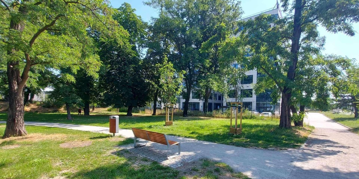 Nowy skwer we Wrocławiu przy ul. Śrubowej