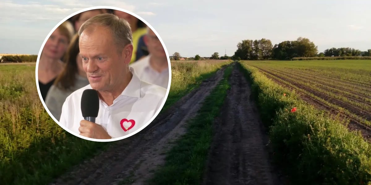 Obszar na południu Wrocławia planowany pod Klin Wojszycki / w kółeczku Donald Tusk podczas spotkania z mieszkańcami