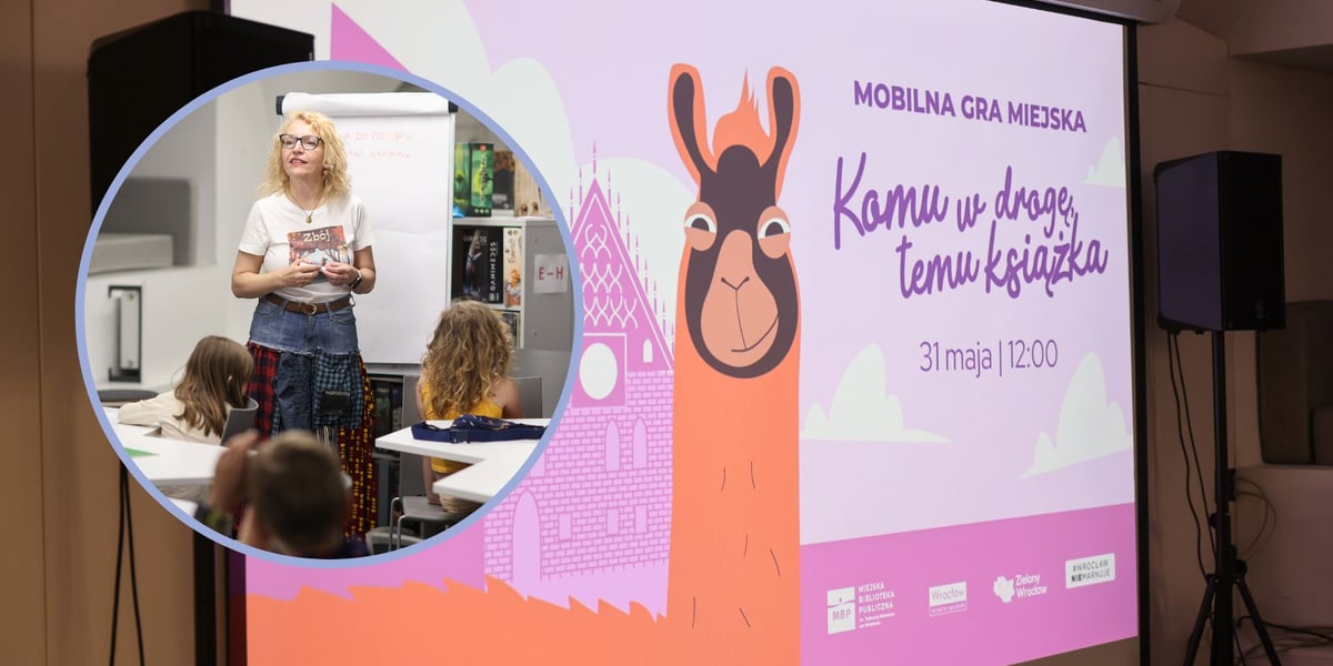 Premiera gry miejskiej, na zdjęciu: Joanna Jagiełło - autorka książki „Zbój”