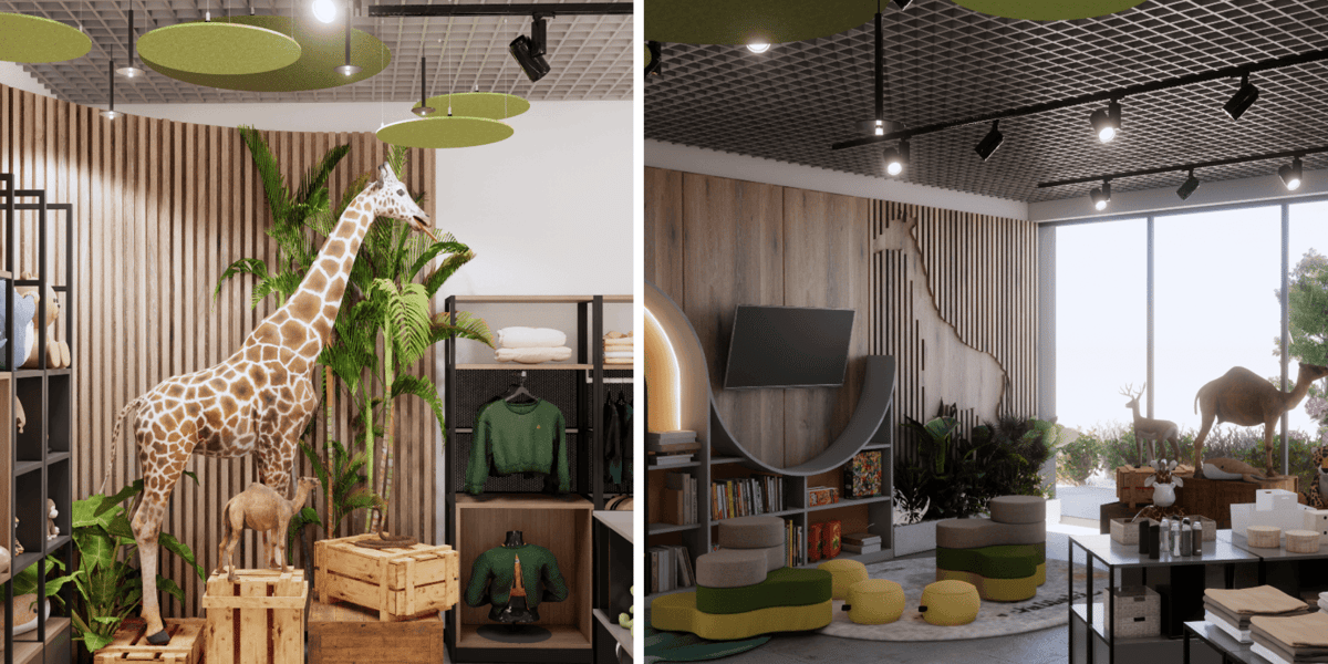 Wstępne wizualizacje wnętrza nowego pawilonu we wrocławskim zoo