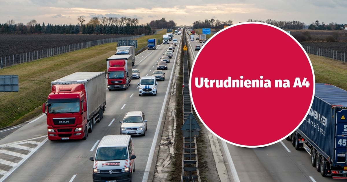 Uwaga! Utrudnienia na A4 w kierunku Zgorzelca