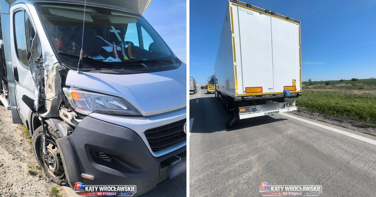 Karambol i duże utrudnienia na autostradzie A4 pod Wrocławiem [AKTUALIZACJA]