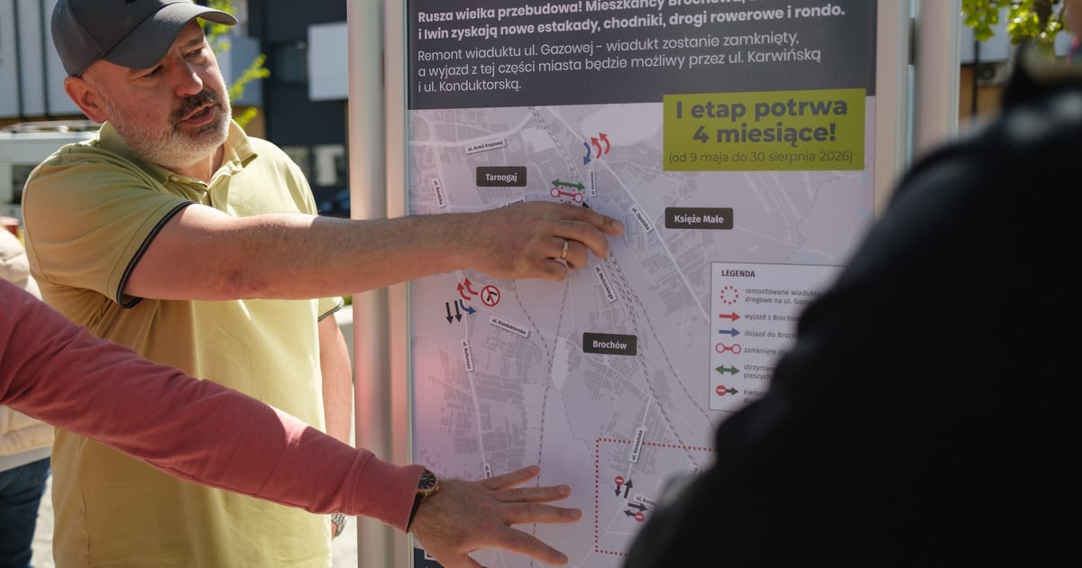 Remont na Brochowie. Dziś drugi dzień spotkań z mieszkańcami