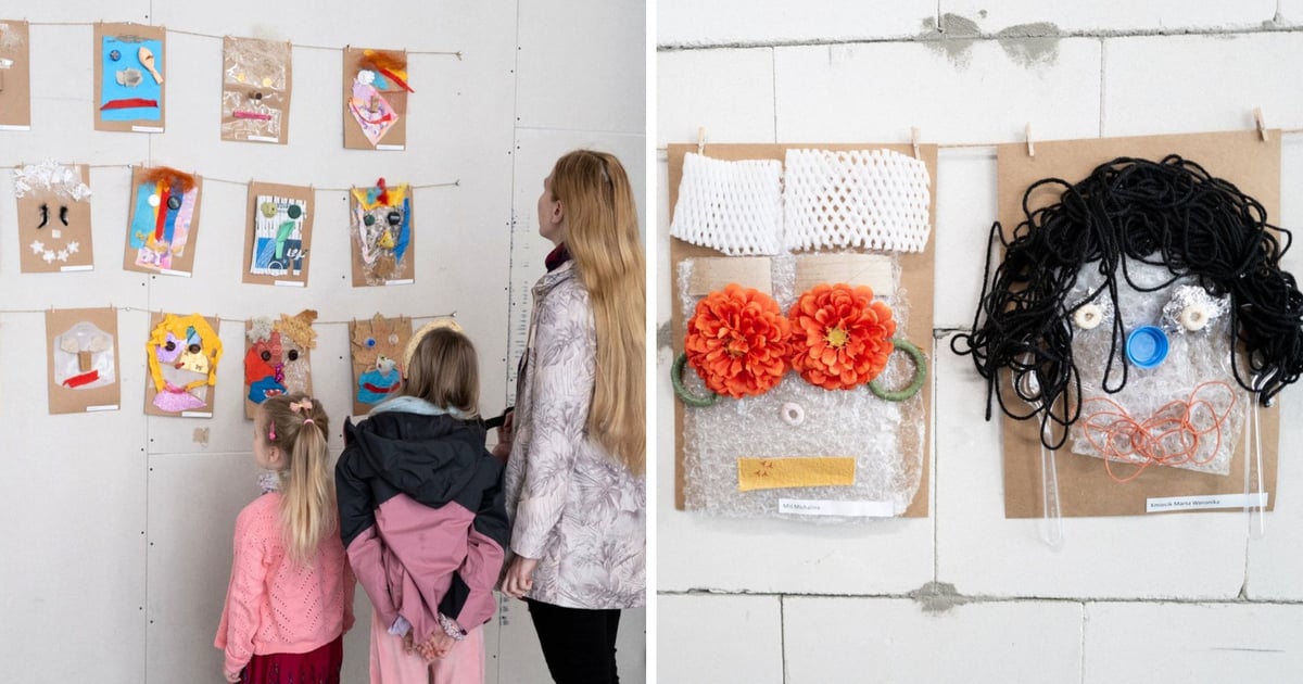 „Portrety z natury” to dzieła sztuki. Wystawa przedszkolaków w Bulvarach