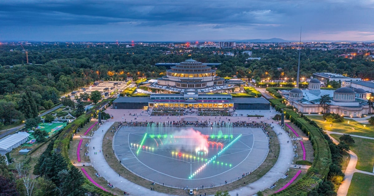 Pokazy Fontanny Multimedialnej na Pergoli – w weekend 1-3 maja będzie specjalny tramwaj