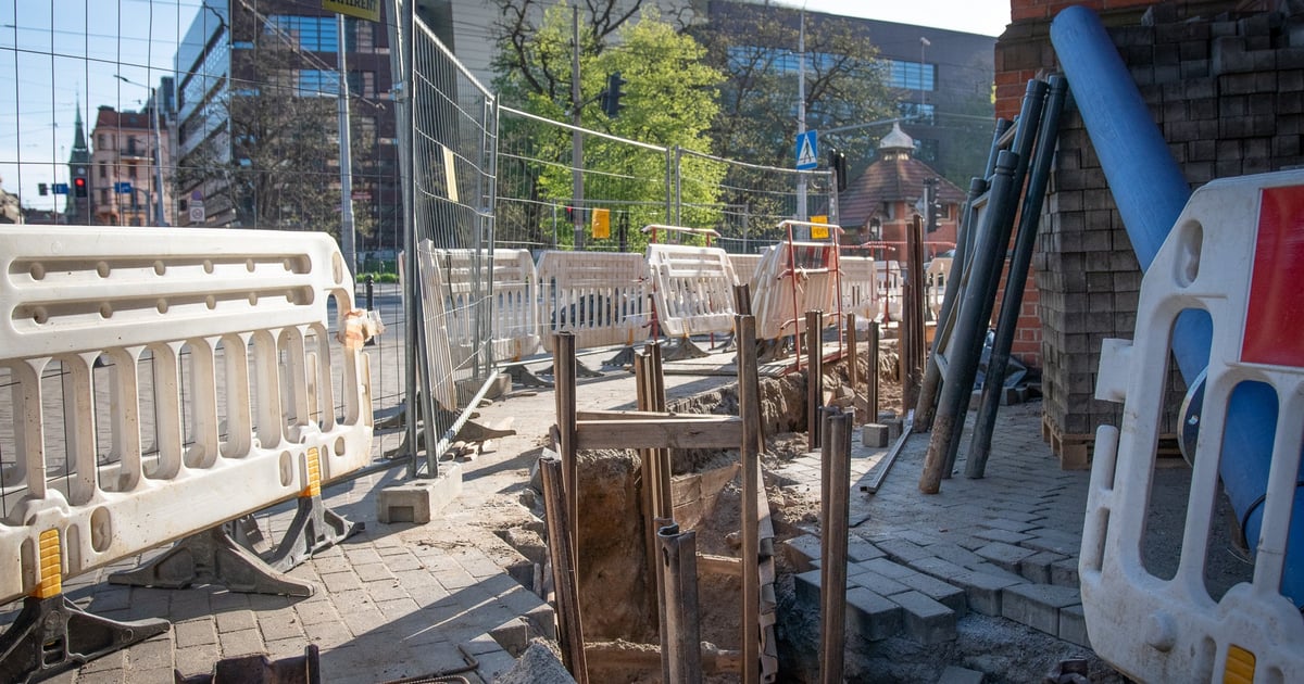 Renowacja następnego odcinka wodociągu w centrum Wrocławia