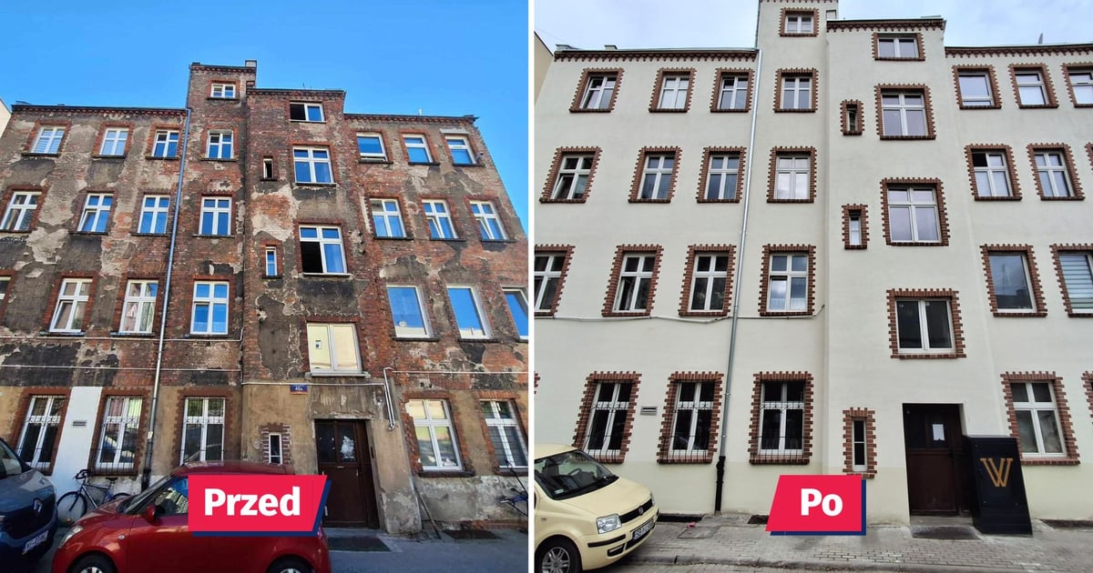 Skryta w oficynie "stulatka" odzyskała dawny sznyt. Efekty remontu na Jagiellończyka 40a