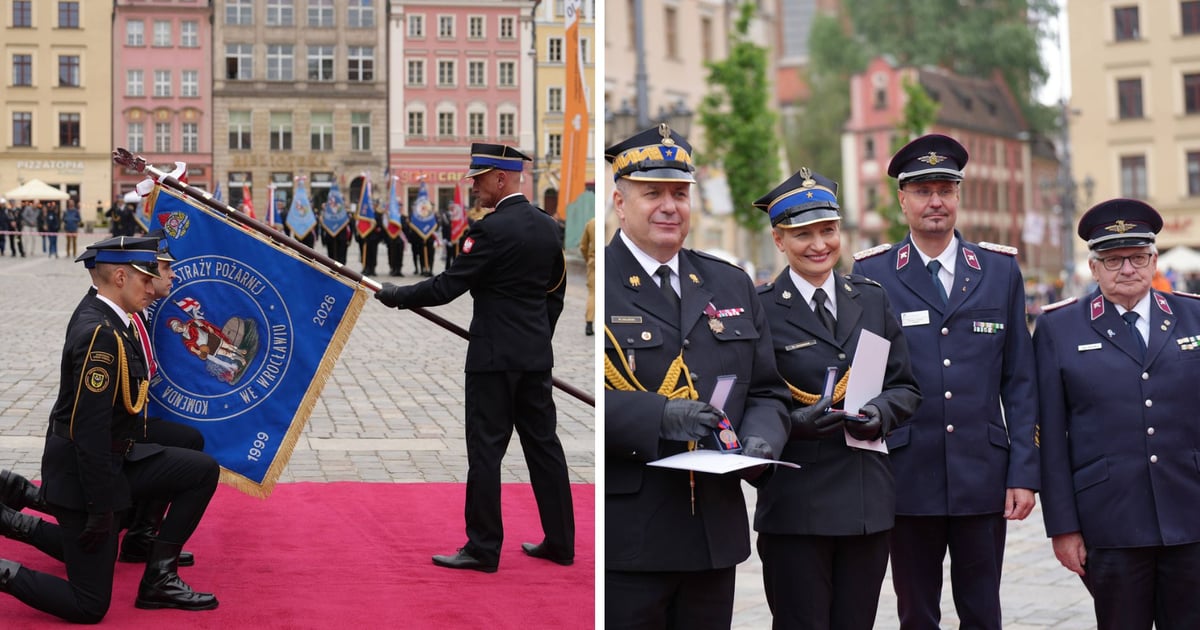 Uroczyste obchody Dnia Strażaka i nadanie sztandaru Komendzie Miejskiej [ZDJĘCIA]